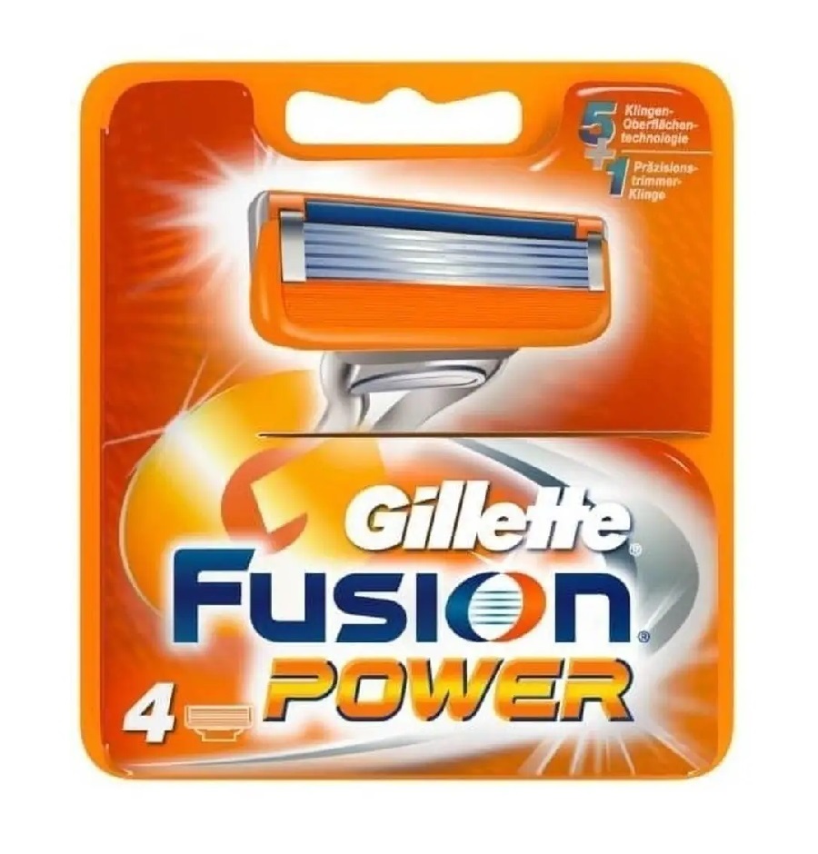 fusion-power-4 Сменные кассеты Gillette Fusion5 Power 4 шт. — изображение 1