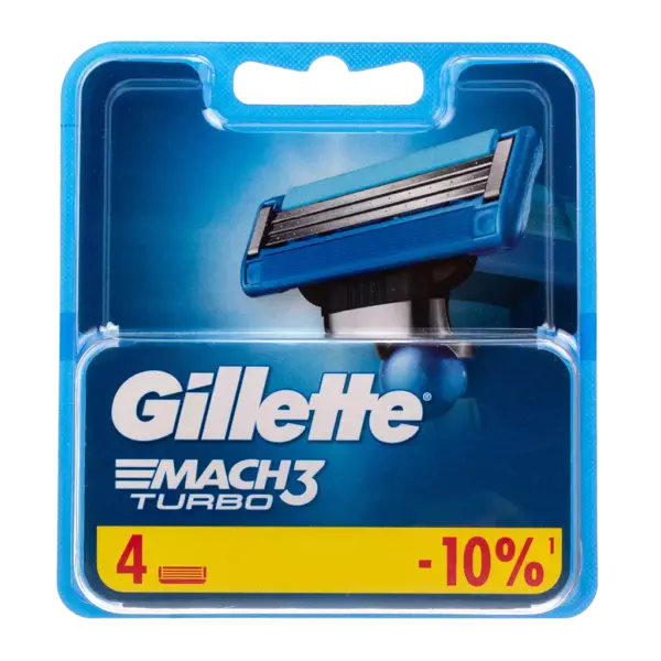 Сменные кассеты Gillette Mach3 Turbo 4 шт.