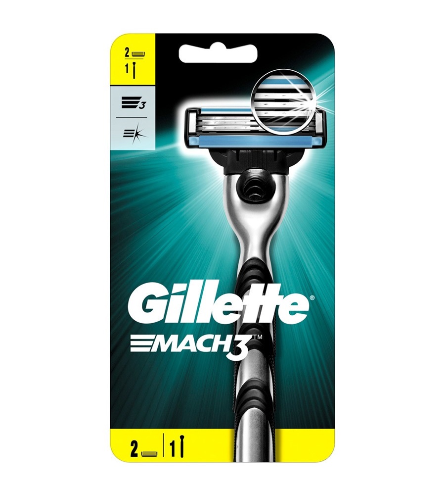 stanok_m3_s_2_kassetami Станок Gillette Mach3 с 2 кассетами — изображение 1